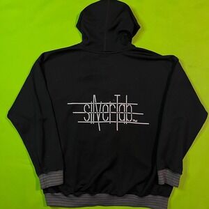 Vintage Levi's Silvertab Full Zip Hooded Sweatshirt Men's XL Hoodie 90s Baggy Og